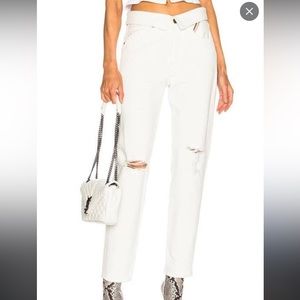 Jean atelier flip fold jeans white sand